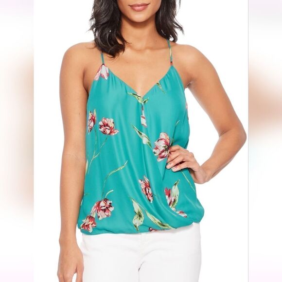 NWT Parker Harlow Top in Teal Magnolia - Picture 6 of 9
